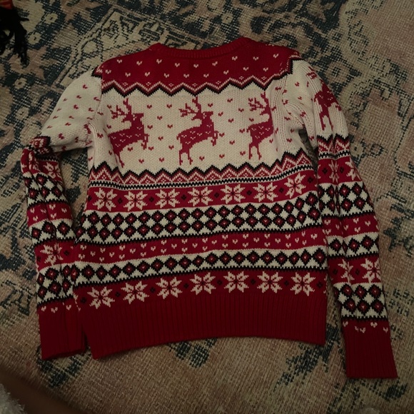 Festive Reindeer Knit Sweater charter club - Picture 4 of 4